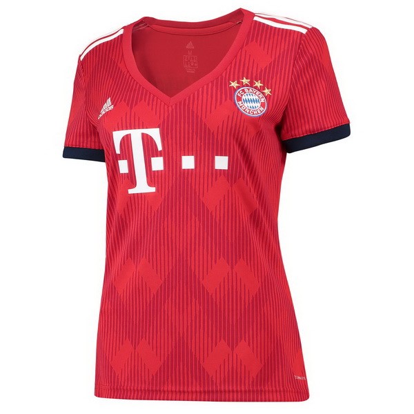 Maillot Football Bayern Domicile Femme 2018-19 Rouge